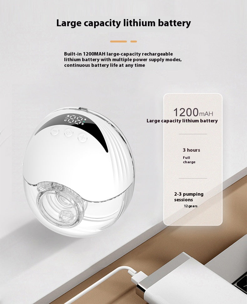 Wearable Hands-free Breast Electric Portable Bilateral Automatic Integrated Milk Claw Piece