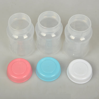 Wide caliber breast milk storage bottle