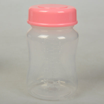 Wide caliber breast milk storage bottle