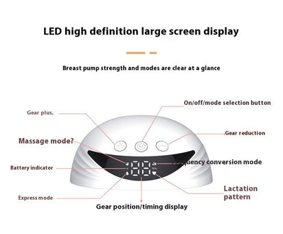 Wearable Hands-free Breast Electric Portable Bilateral Automatic Integrated Milk Claw Piece