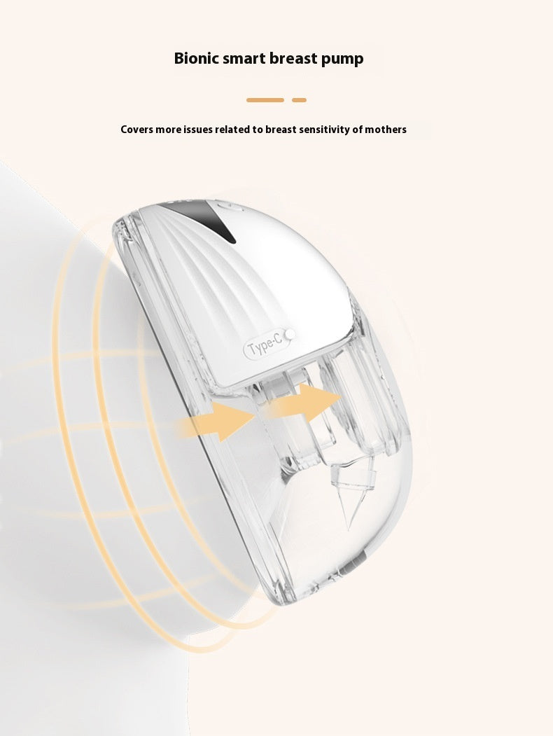 Wearable Hands-free Breast Electric Portable Bilateral Automatic Integrated Milk Claw Piece